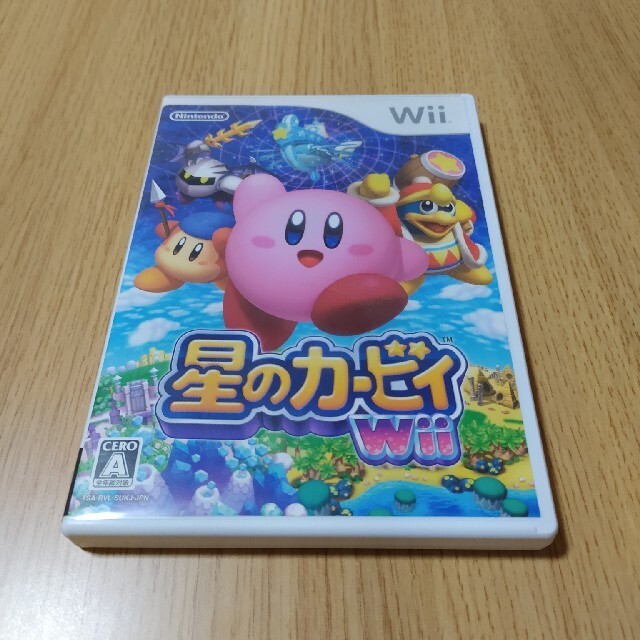任天堂(ニンテンドウ)の星のカービィ Wii エンタメ/ホビーのゲームソフト/ゲーム機本体(家庭用ゲームソフト)の商品写真