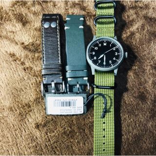 ラコ(Laco)のラコ手巻き　腕時計 Laco ウエスターランド 手巻き パイロットウォッチ(腕時計(アナログ))