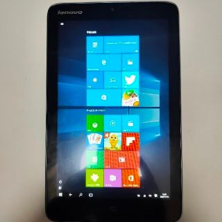 レノボ(Lenovo)のlenovo miix28 windows10 美品(タブレット)