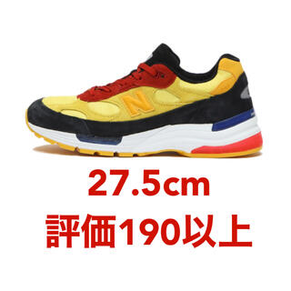 ニューバランス(New Balance)のNew balance M992DM Yellow Red(スニーカー)