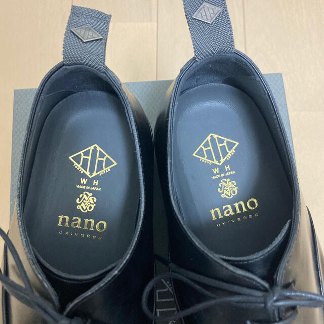 nano・universe(ナノユニバース)のshingomam様専⭐︎WHダブルエイチ×ナノユニバース 短靴 6.5 メンズの靴/シューズ(ドレス/ビジネス)の商品写真