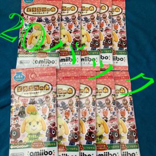 どうぶつの森　amiibo カード　第4弾　×20パック(カード)