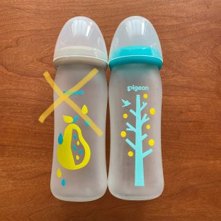 ピジョン(Pigeon)の母乳実感　哺乳瓶　tree柄 240ml １本(哺乳ビン)