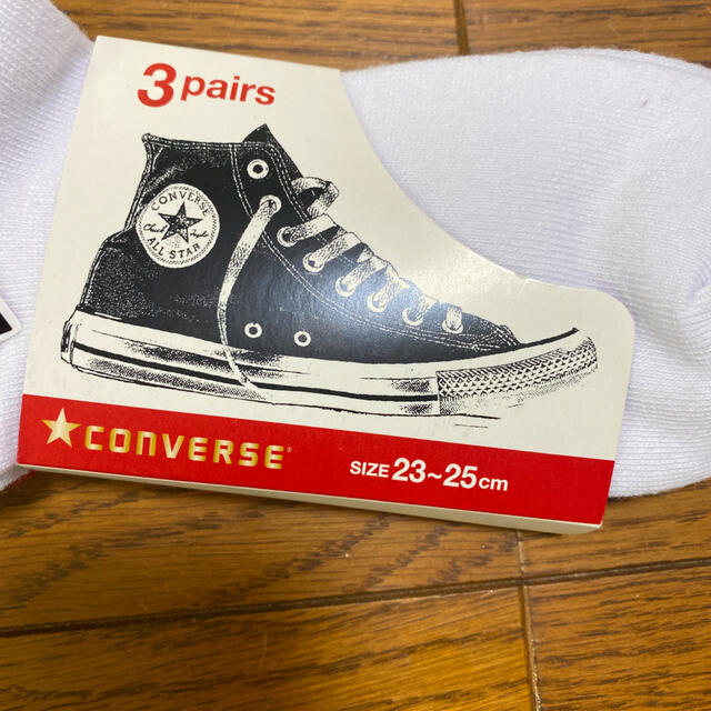 CONVERSE(コンバース)のコンバース　靴下3足セット レディースのレッグウェア(ソックス)の商品写真