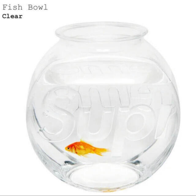 アクアリウムSupreme Fish Bowl シュプリーム 金魚鉢 ポパイ ボックスロゴ