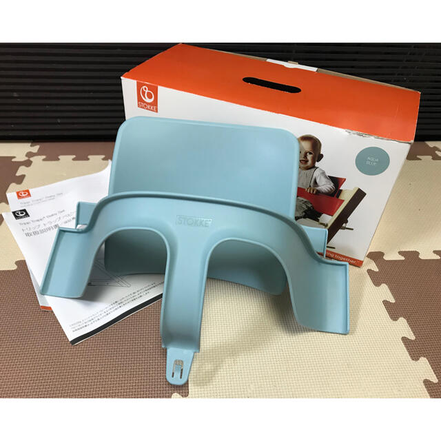 Stokke(ストッケ)のストッケ トリップトラップ ベビーセット　アクアブルー キッズ/ベビー/マタニティの寝具/家具(その他)の商品写真