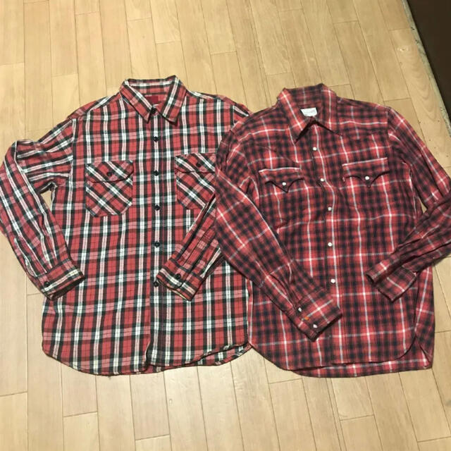 Levi's チェックシャツ 2枚　Red Tab ウエスタン