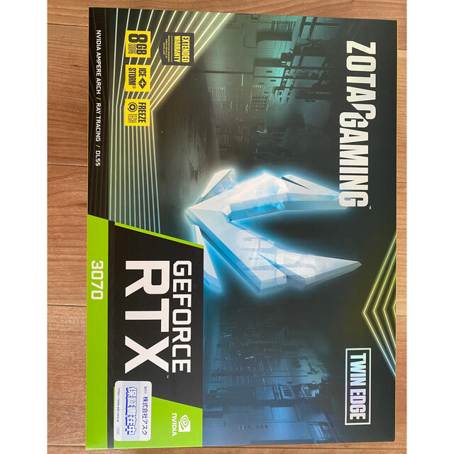 OTAC GAMING GeForce RTX 3070 Twin EdgePCパーツ