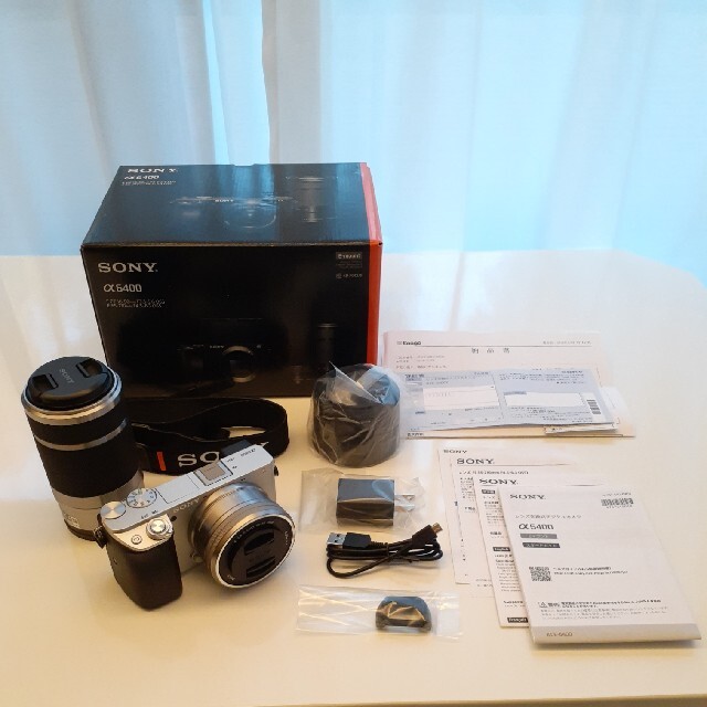 人気絶頂 SONY - α6400 ダブルズームレンズキット 保証あり ミラーレス