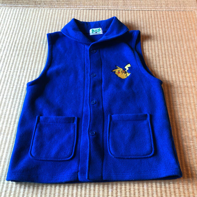 120cm ポケモン　フリースベスト(青色) キッズ/ベビー/マタニティのキッズ服男の子用(90cm~)(パジャマ)の商品写真