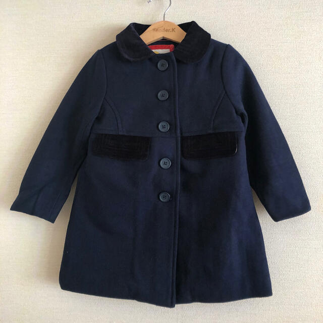 Boden(ボーデン)の【新品未使用❗️】Mini Boden コートネイビー 98cm キッズ/ベビー/マタニティのキッズ服女の子用(90cm~)(コート)の商品写真