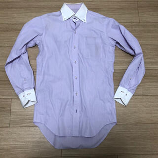 マルイ(マルイ)のVISARUNO ビサルノ ビジネスワイシャツ 37-80 パープルストライプ(シャツ)