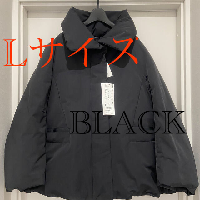 ジャケット/アウターUNIQLO＋J ユニクロ+Jハイブリッドダウンジャケット　ブラック　Lサイズ
