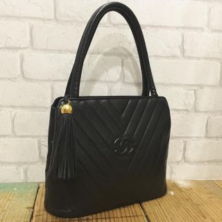 シャネル(CHANEL)の正規☆シャネル ビンテージフリンジバッグ(ハンドバッグ)