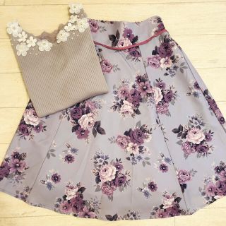 トッコ(tocco)のtocco ニット&スカート２点セット　美品(セット/コーデ)