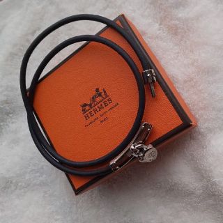 エルメス(Hermes)のHERMES ハートチャーム付チョーカー(ネックレス)