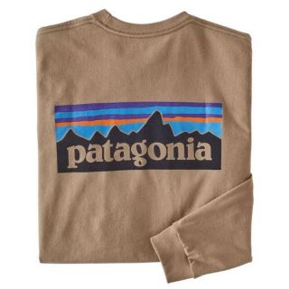 パタゴニア(patagonia)のパタゴニア ロンT ベージュ L 新品 タン Patagonia 完売品(Tシャツ/カットソー(七分/長袖))