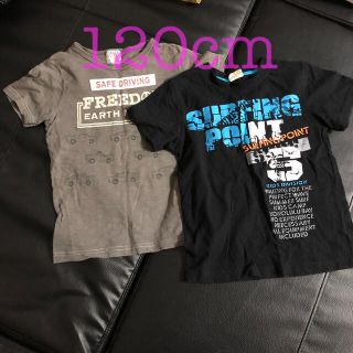 120cm   半袖Tシャツ　２枚(Tシャツ/カットソー)