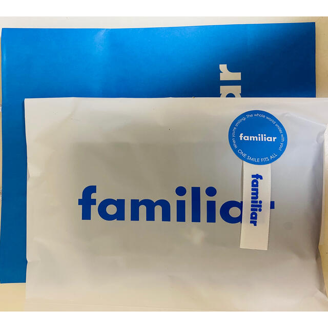 familiar(ファミリア)のファミリア シュパットM エコバッグ 青 レディースのバッグ(エコバッグ)の商品写真