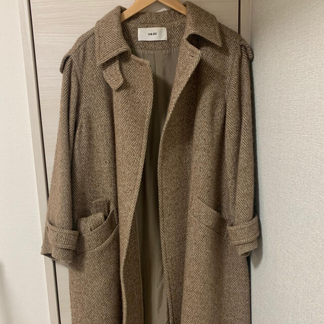 スノーブルー RIM.ARK Over size maxi coat ベージュ - 通販 - www
