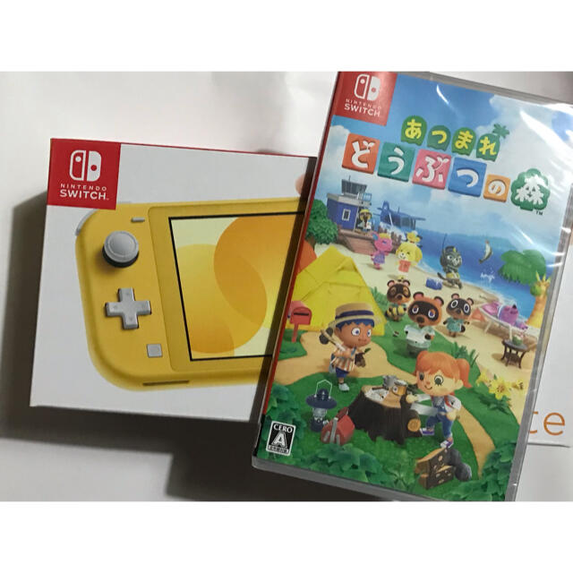 Nintendo Switch Lite イエロー&あつまれどうぶつの森カセット