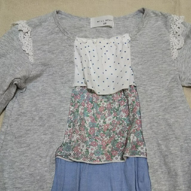 WILL MERY(ウィルメリー)のWILL MERY カットソー 110㎝ キッズ/ベビー/マタニティのキッズ服女の子用(90cm~)(Tシャツ/カットソー)の商品写真