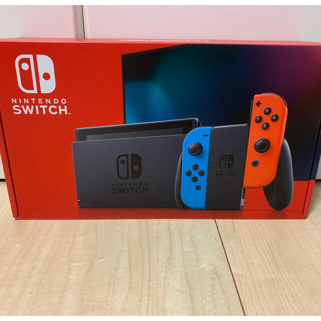 新型Nintendo Switch (L) ネオンブルー/(R) ネオンレッド