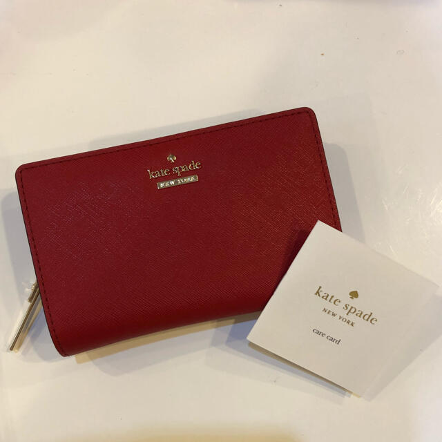 【新品未使用】kate spade 赤 財布