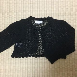 エニィファム(anyFAM)のany FAM　ボレロ　カーディガン　レース編み　美品　100　(カーディガン)