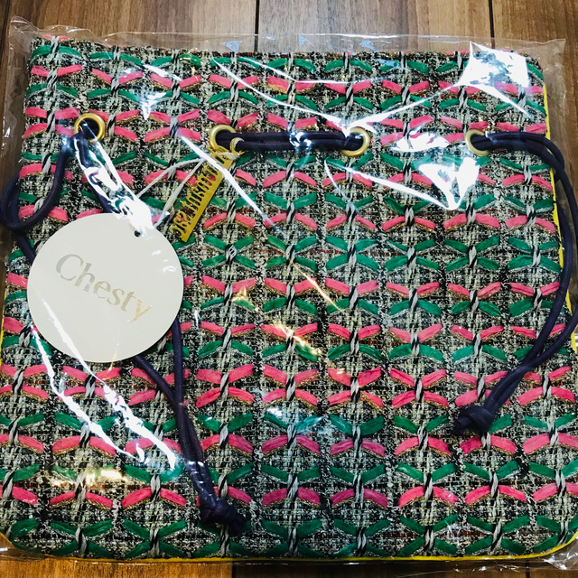 【新品】charmantsac chesty コラボ ツイード バッグ