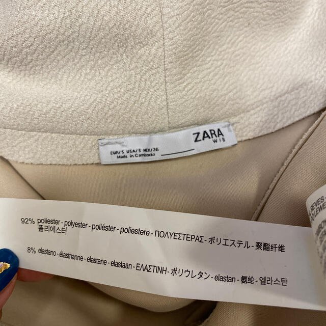 ZARA(ザラ)のZARA  ロングコート　スエード風コート　 レディースのジャケット/アウター(ロングコート)の商品写真