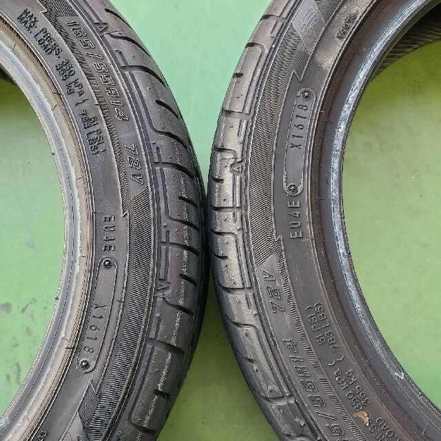 Goodyear(グッドイヤー)の①165/55R14グッドイヤーLS2000 中古タイヤ２本セット 自動車/バイクの自動車(タイヤ)の商品写真