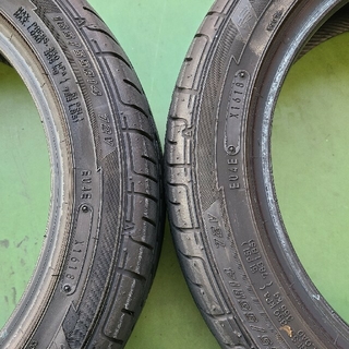 グッドイヤー(Goodyear)の①165/55R14グッドイヤーLS2000 中古タイヤ２本セット(タイヤ)