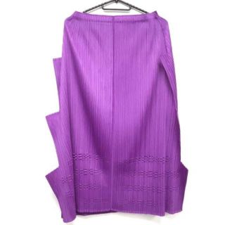 プリーツプリーズイッセイミヤケ(PLEATS PLEASE ISSEY MIYAKE)のプリーツプリーズ ロングスカート 3 L美品 (ロングスカート)