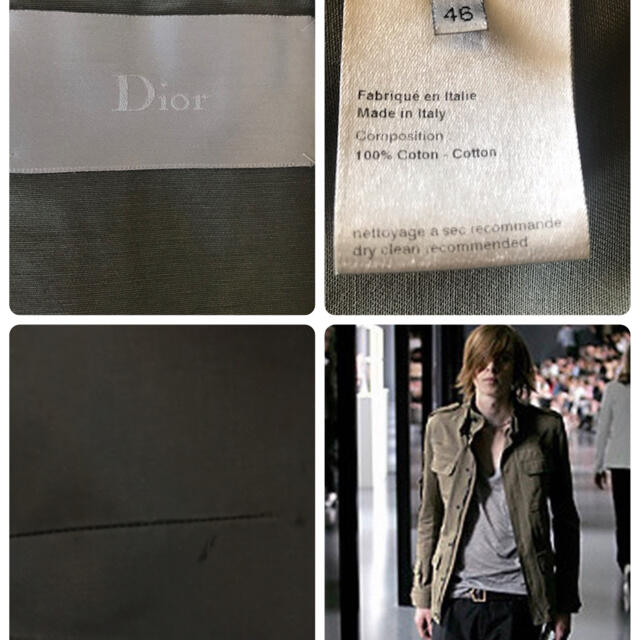 DIOR HOMME(ディオールオム)の★超レア★ディオールオム Dior Homme ミリタリージャケット メンズのジャケット/アウター(ミリタリージャケット)の商品写真