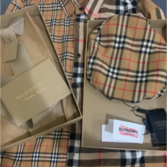 BURBERRY(バーバリー)のkei様専用 BURBERRY ×Vivienne Westwood ベレー帽  メンズの帽子(ハンチング/ベレー帽)の商品写真