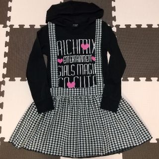 シマムラ(しまむら)の【✱ ✱ 専用 ✱ ✱】キッズ♡フード付き長袖ワンピース   150cm(ワンピース)