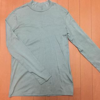 ユニクロ(UNIQLO)のユニクロ スーピマコットン タートルネック くすみカラー(Tシャツ(長袖/七分))