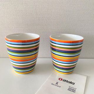 イッタラ(iittala)のイッタラ/iittala  オリゴ　ペア　マグカップ　オレンジ　未使用(グラス/カップ)