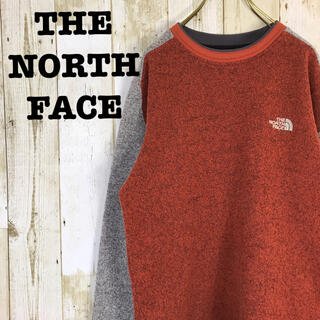 ザノースフェイス(THE NORTH FACE)のノースフェイス フリース プルオーバー ワンポイント刺繍ロゴ バイカラー(スウェット)