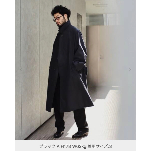 COMOLI - le エルイー コットンギャバ バルカラーコート の通販 by
