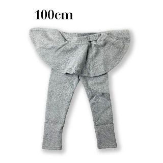 【新品・未使用】子供服　女の子　スカッツ　グレー　100㎝(パンツ/スパッツ)