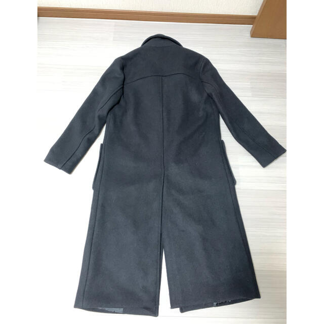 ベーシックロングコート　ブラック レディースのジャケット/アウター(ロングコート)の商品写真