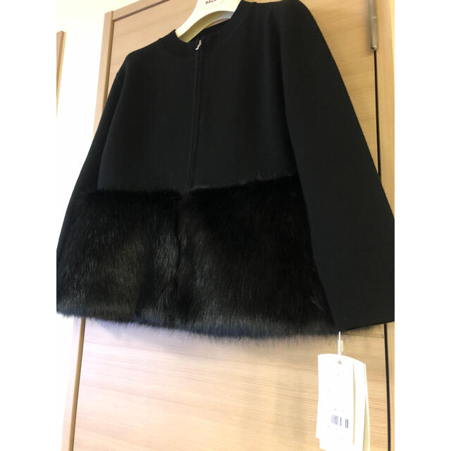☆新品☆ セルフォード CELFORD エコファーコンビニットジャケット 36