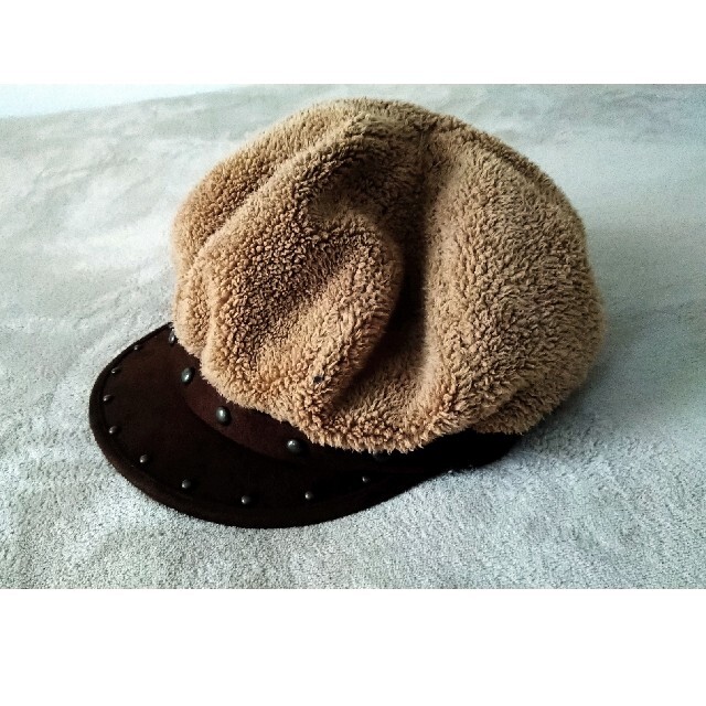 🎀小顔🎀 ボア キャスケット　 レディースの帽子(キャスケット)の商品写真