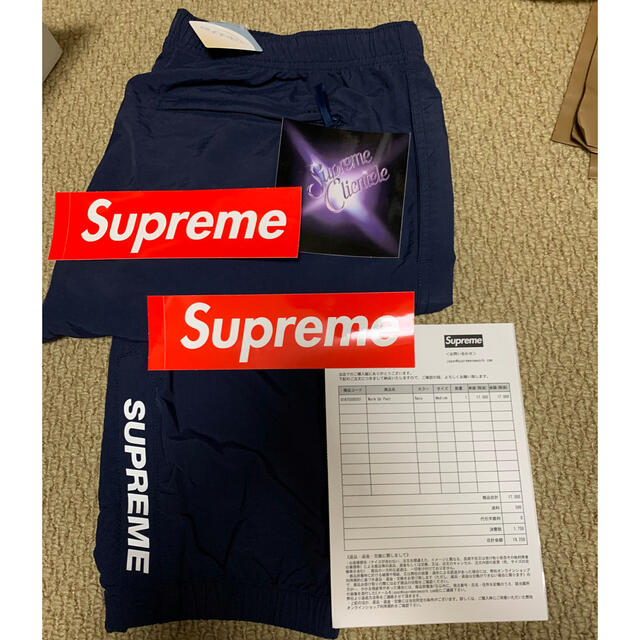 新品　supreme warm up pant M