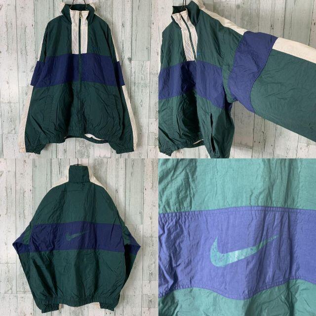 NIKE(ナイキ)の【グッドカラー⭐︎】 ナイキ オンリーワン 旧タグ レトロ ナイロン ジャケット メンズのジャケット/アウター(ナイロンジャケット)の商品写真