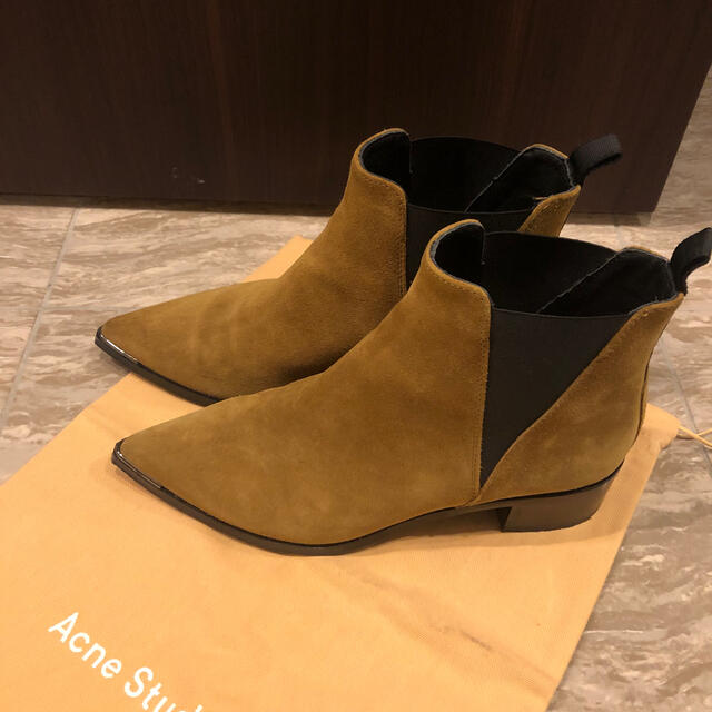 ◇美品◇ ACNE STUDIOS スエード サイドゴアブーツ - ブーツ