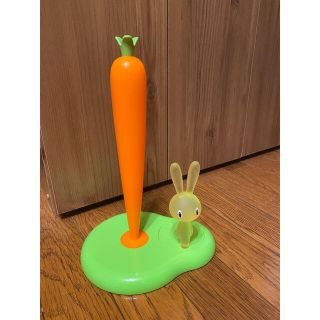 アレッシィ(ALESSI)のALESSI バニー＆キャロット ペーパーホルダー(収納/キッチン雑貨)