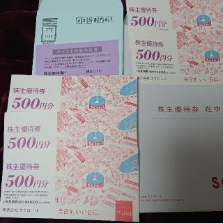 スクロール 株主優待 2500円分 2021年9月まで(ショッピング)